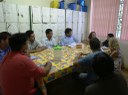Reunião com construtora discute obras na Escola Municipal Padre Francisco José da Silva