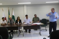 Vereador participa de reunião com motoristas da garagem 