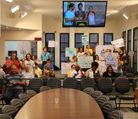 Campanha pelas Águas e contra o Mineroduto realiza manifestação na Câmara