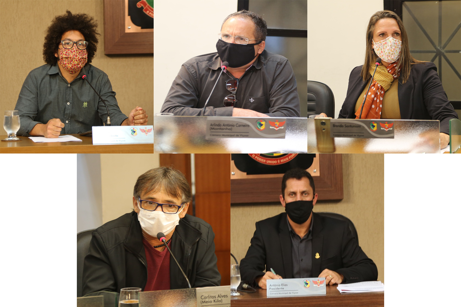 Novos casos de Covid-19 são discutidos em reunião