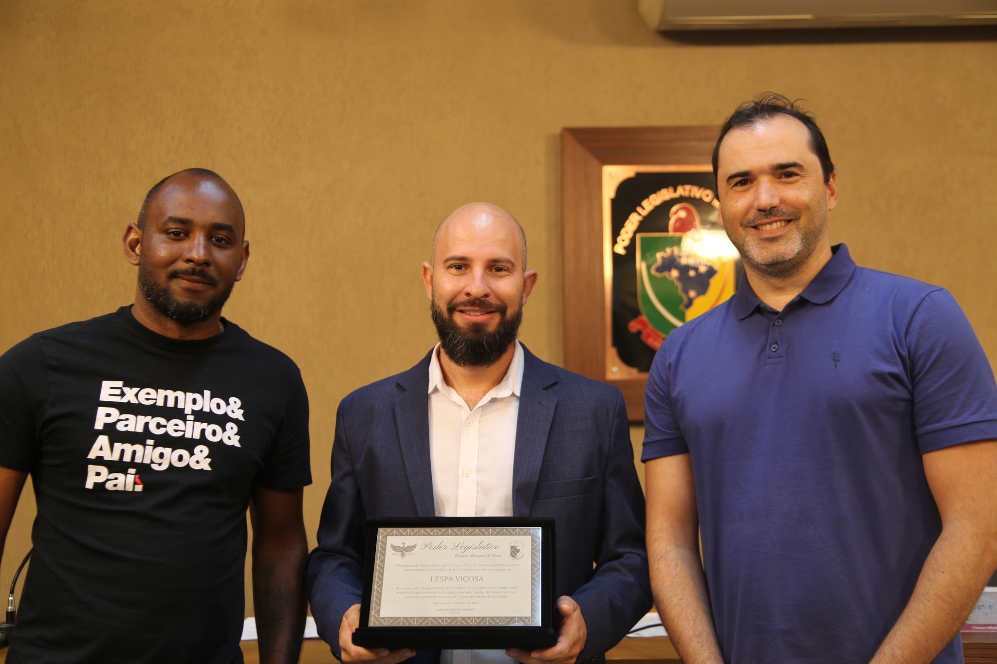 Vereador presta homenagem ao Lespa Viçosa