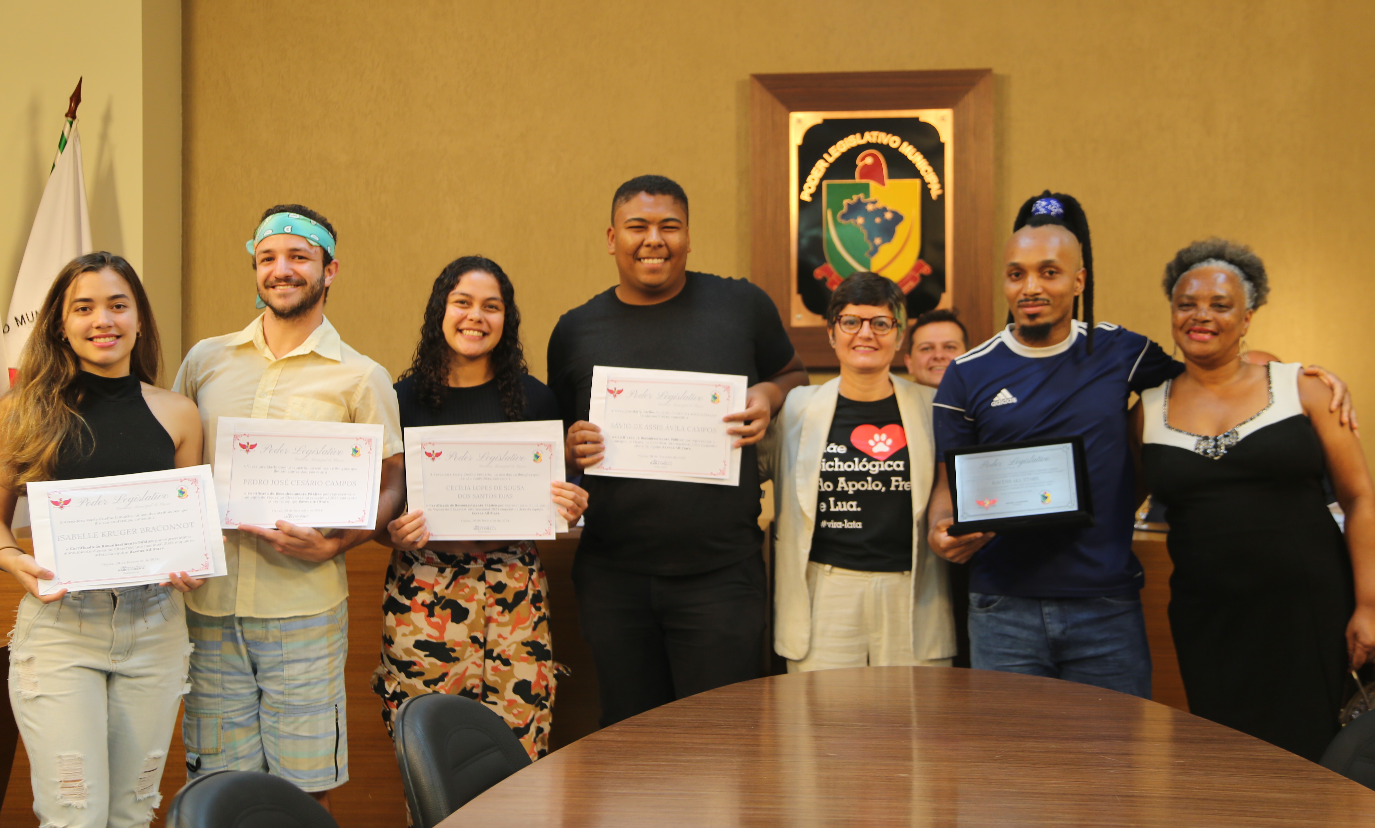 Vereadora presta homenagem aos atletas do Ravens All Stars