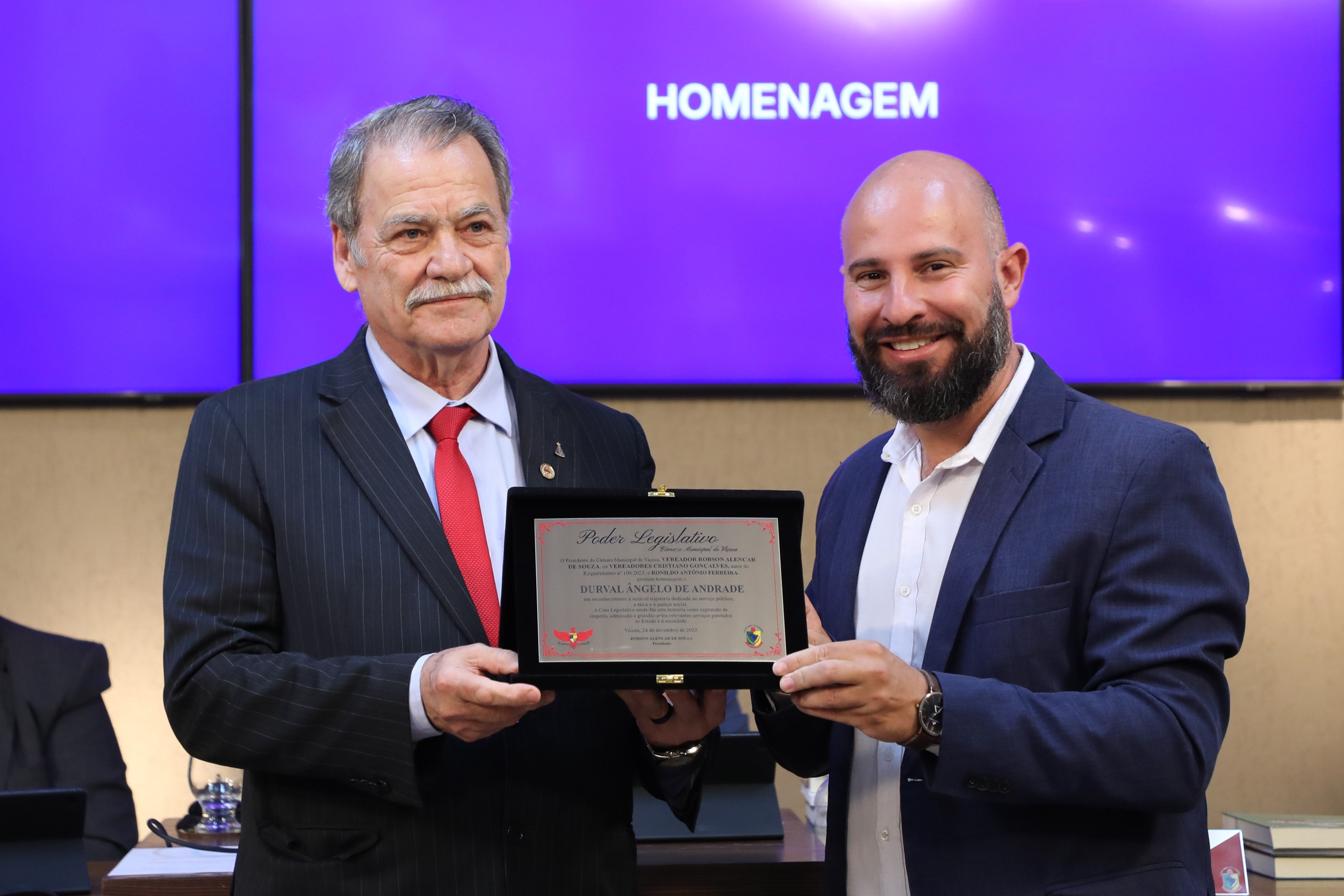 Presidente do TCE-MG é homenageado na Câmara