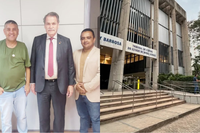 Presidente da Câmara e vereador discutem procedimentos de transparência com presidente do TCE-MG