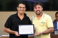 Vereador homenageia empresa Construforte Acabamentos pelos seus 27 anos de atuação