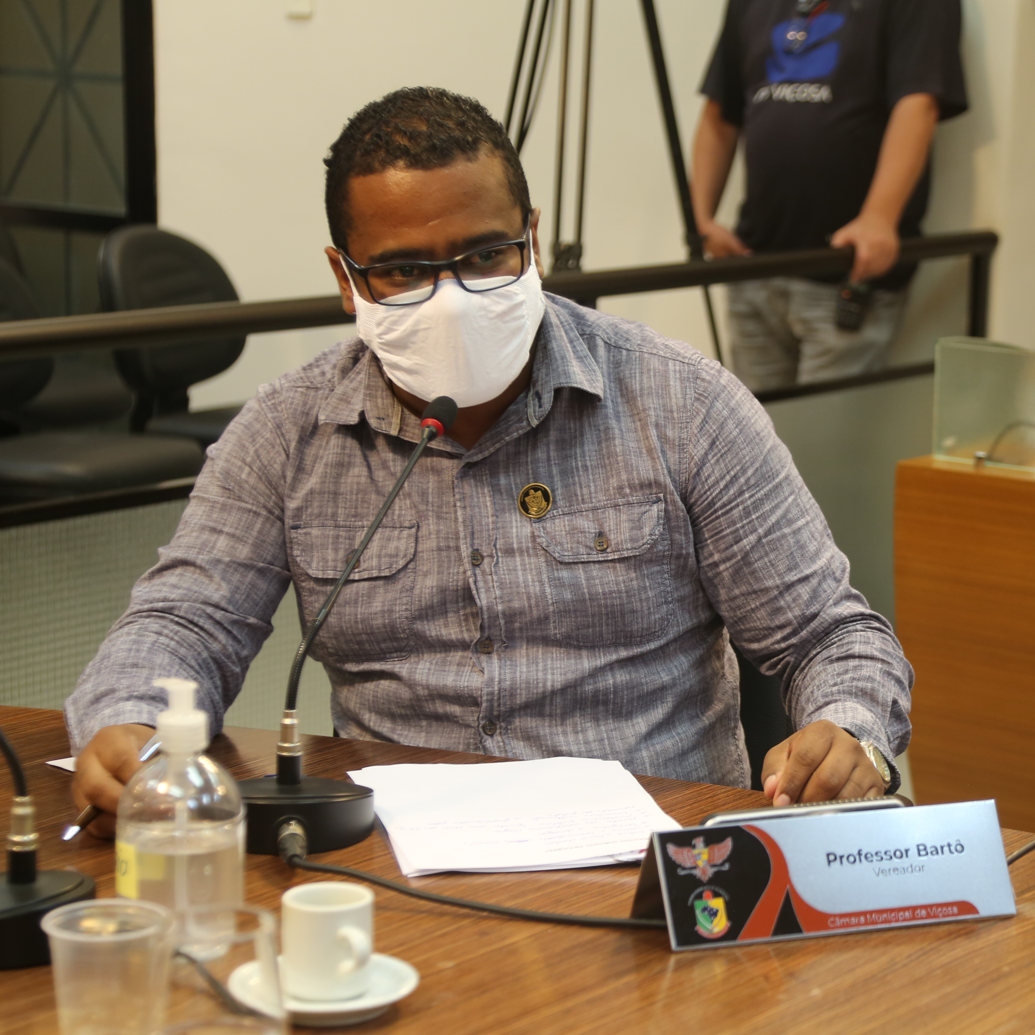 Vereador Bartomélio Martins (Professor Bartô) (PT), Presidente da Comissão de Educação, Ciência e Tecnologia