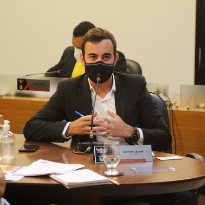 Vereador Daniel Cabral (PCdoB), Presidente da Comissão de Constituição, Justiça e Redação