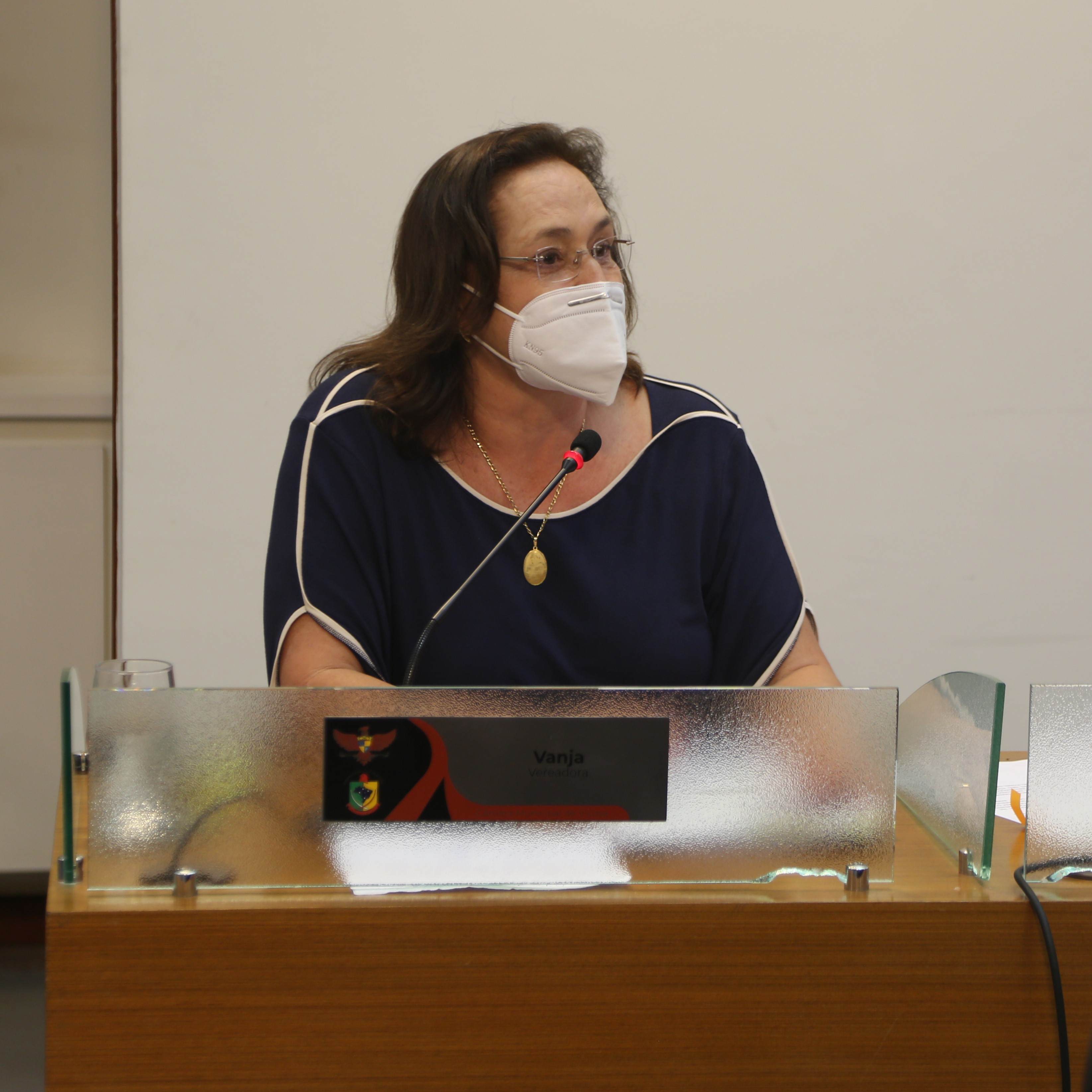 Vereadora Vanja Honorina (PSD), Presidente da Comissão de Abastecimento, Indústria, Comércio e Defesa do Consumidor
