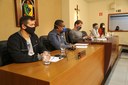 Apresentação dos Trabalhos da Escola do Legislativo com a participação do Coordenador Geral, Vereador Bartomélio Martins e Jennifer Vieira, Coordenadora do Cursinho Pré-Enem Afrorar-se.JPG