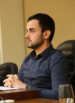 Vereador Daniel Cabral (PCdoB), Presidente da Comissão de Constituição, Justiça e Redação