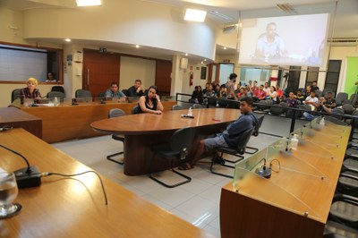 Os vereadores Marco Cardoso (Marcão Paraíso) (PSDB), Marcos Fialho (DEM) e Marly Coelho (PSC) também estiveram presentes.