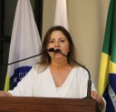 Agradecimento da Diretora da Escola Municipal João Francisco da Silva, Rita de Cássia Moreira.