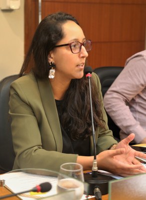 Vereadora Jamille Gomes (PT), Presidente da Comissão de Finanças e Orçamento