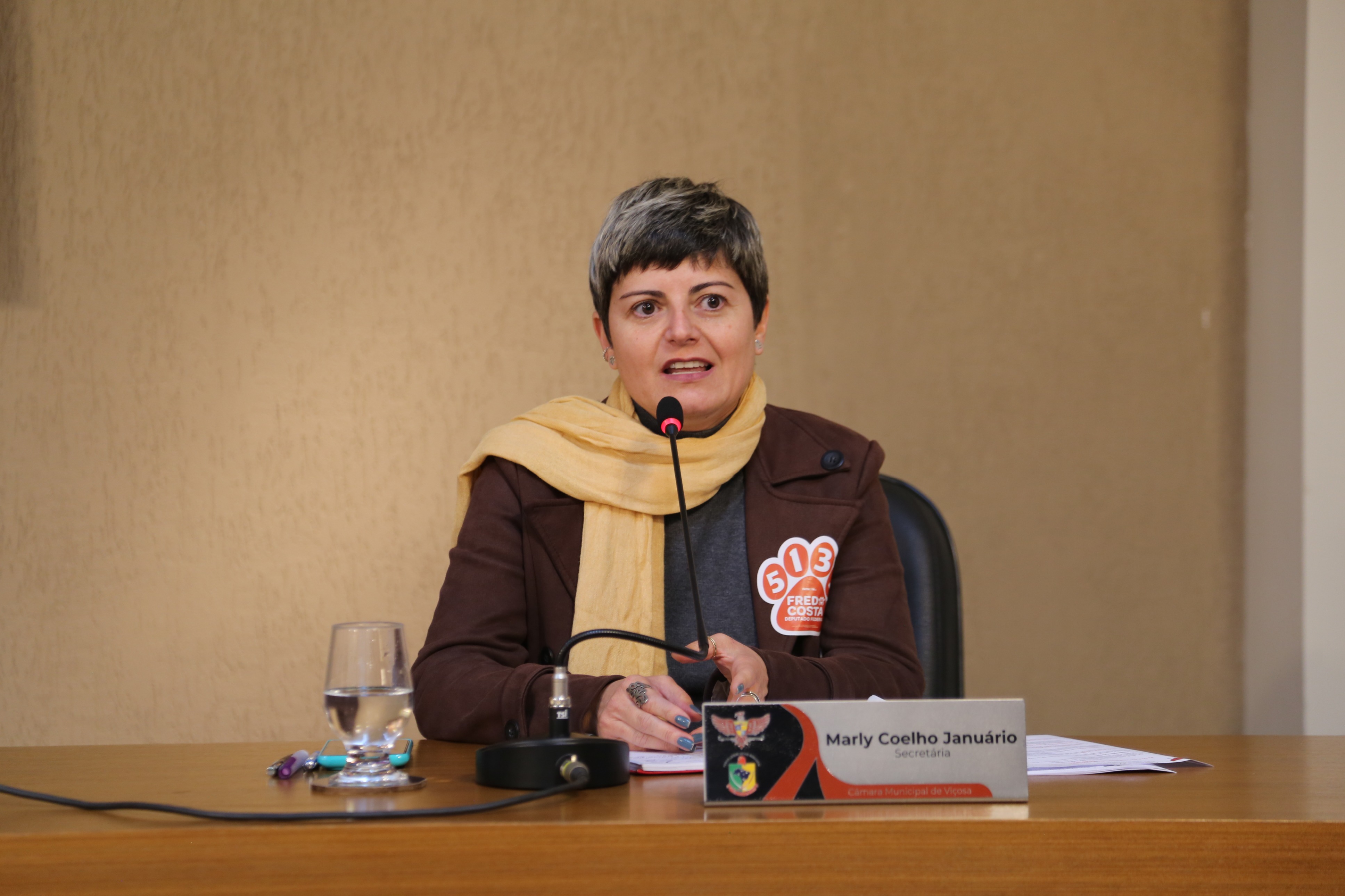 Vereadora Marly Coelho (PSC), Secretária da Mesa Diretora