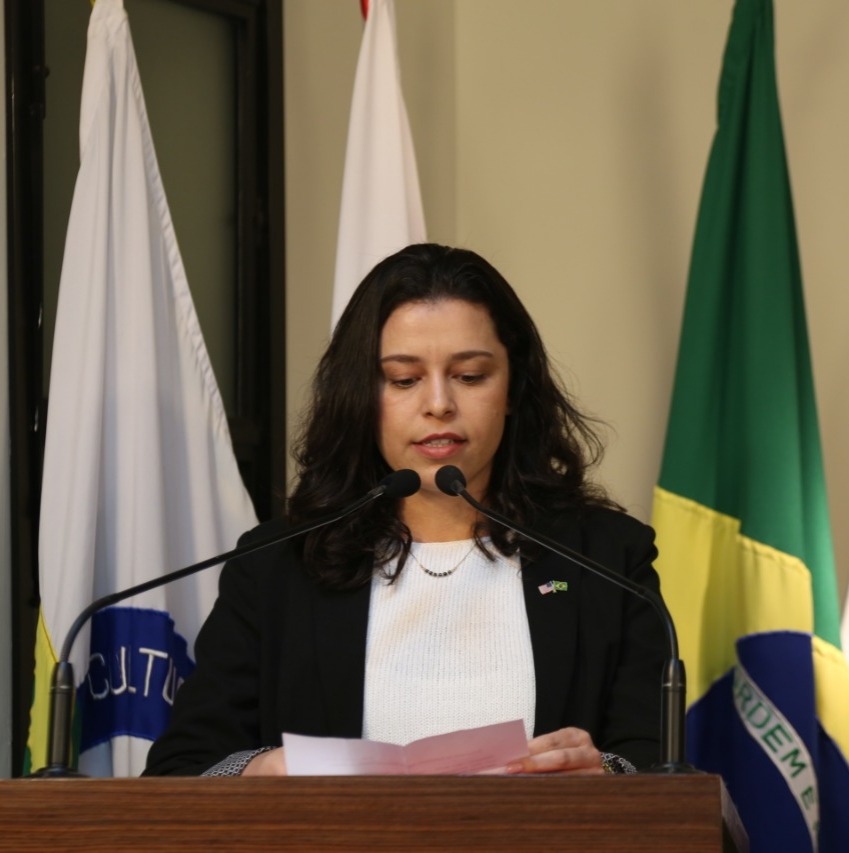 Fala da apoiadora