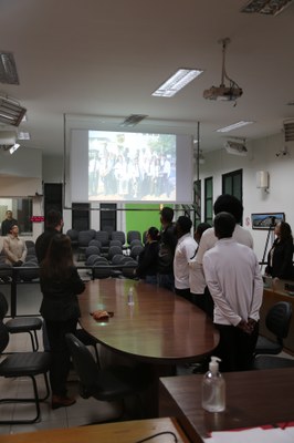 Apresentação do Video em Homenagem à Banda