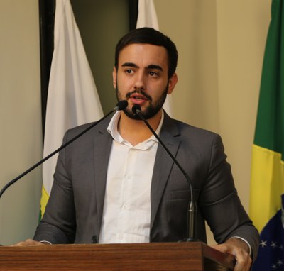 Vereador Daniel Cabral (PCdoB), Vice-Presidente da Mesa Diretora e Presidente da Comissão de Constituição, Justiça e Redação