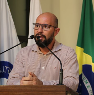 Vereador Cristiano Gonçalves (Moto Link) (SOLIDARIEDADE), Secretário da Mesa Diretora e Presidente da Comissão de Trânsito e Mobilidade Urbana