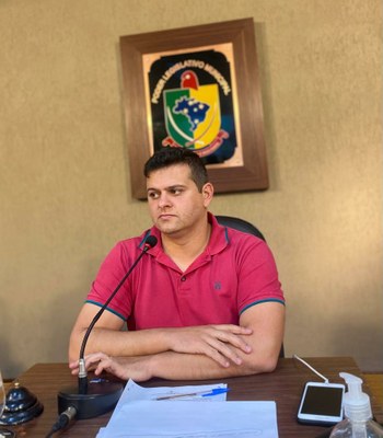 Vereador Rafael Cassimiro (Filho do Zeca do Bar) (PSDB) Presidente da Câmara Municipal de Viçosa