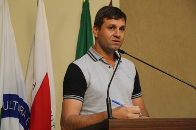 Vereador Marcos Fialho (sem partido) Presidente da Comissão de Agronegócio e Meio Ambiente
