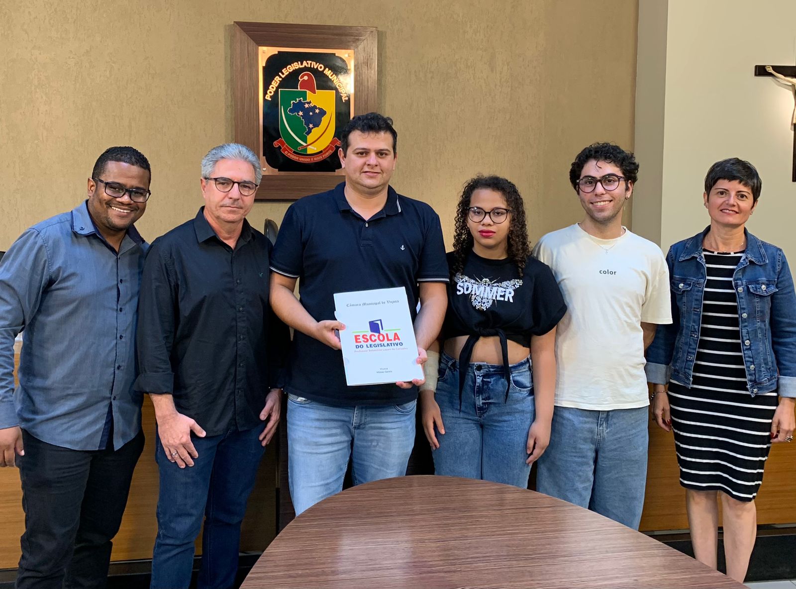 Apresentação das propostas de projetos de lei do Colégio de Aplicação da Universidade Federal de Viçosa (UFV) - Coluni, em parceria com a Escola do Legislativo