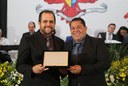 Entrega de Placa: Vereador Marco Cardoso (Marcão Paraíso) (PSDB) com seu homenageado Bruno David Henriques. 