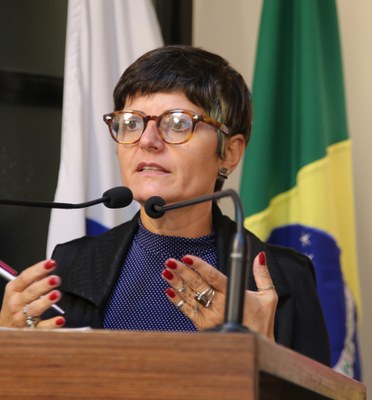 Vereadora Marly Coelho (PRD) 2ª Secretária da Mesa Diretora Presidente da Comissão dos Direitos da Mulher