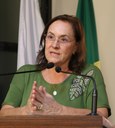 Vereadora Vanja Honorina (UNIÃO) Presidente da Comissão de Abastecimento, Indústria, Comércio e Defesa do Consumidor