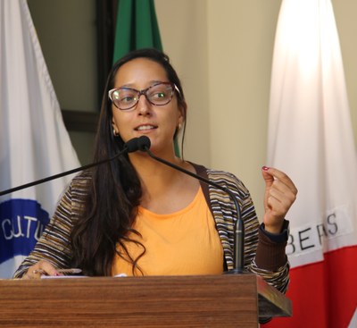 Vereadora Jamille Gomes (PT) Presidente da Comissão de Finanças e Orçamento Procuradora Especial da Mulher da Câmara de Viçosa