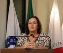 Vereadora Vanja Honorina (UNIÃO) Presidente da Comissão de Abastecimento, Indústria, Comércio e Defesa do Consumidor