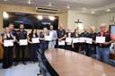 Entrega de certificado de Reconhecimento Público aos servidores do setor de Fiscalização da Prefeitura Municipal de Viçosa