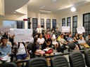 Câmara recebe manifesto contra aumento da passagem 