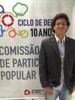 Vereador participa do  Ciclo de Palestras sobre os dez anos da Comissão de Participação Popular