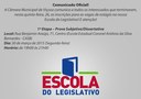 Terminam hoje, 26, as inscrições para as vagas de estágio na Escola do Legislativo