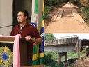 Vereador solicita construção de acesso a ponte na comunidade da Laje