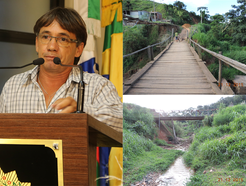 Vereador fala sobre reconstrução da ponte do Vale do Sol