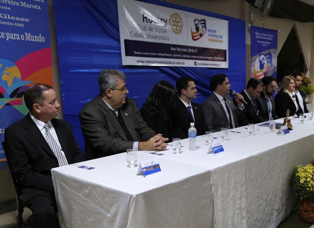 Vereadores participam de posse de Conselho Diretor do Rotary Cidade Universitária
