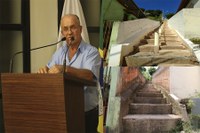 Vereador fala de reforma de escadaria que liga Santa Clara e Fátima