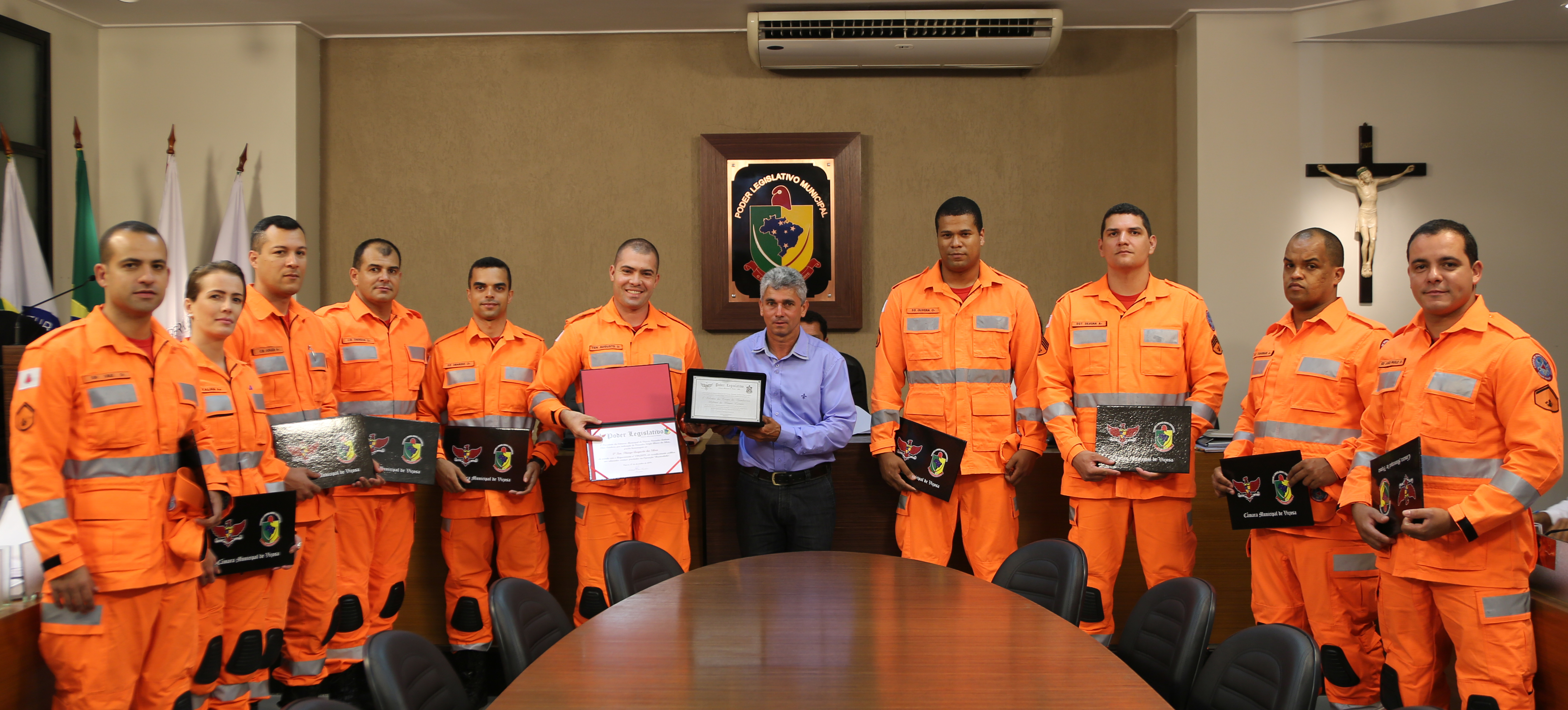 Vereador presta homenagem a Bombeiros pela Operação Brumadinho