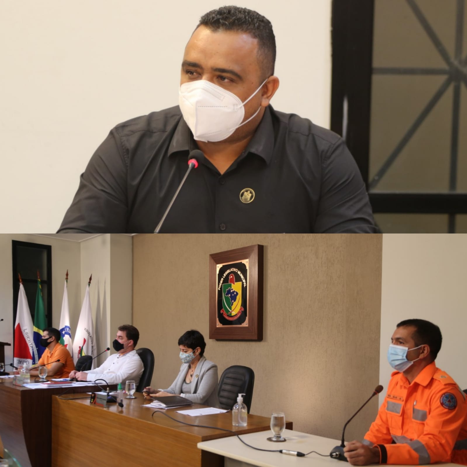  Vereadores recebem esclarecimentos do Comandante do Corpo de Bombeiros