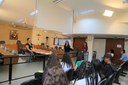 Câmara Visita recebe alunos do 9º ano da escola Santa Rita de Cássia