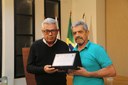 Vereador presta homenagem à servidor da Prefeitura Vereador presta homenagem à servidor da Prefeitura