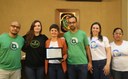 Vereadora presta homenagem ao Comitê de Sustentabilidade da Haskell Vereadora presta homenagem ao Comitê de Sustentabilidade da Haskell